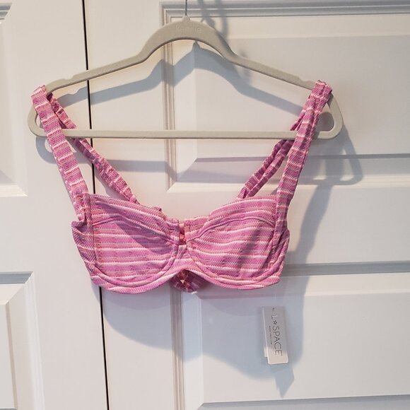 NWT l*space Bikini Set: Camellia Bikini Top Sz Med & Tommy Bitsy Bottom Sz XL - Picture 7 of 13
